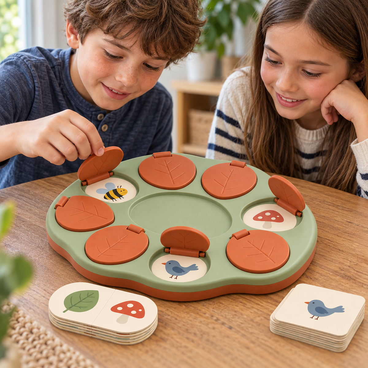 Turning Leaf Memory Game