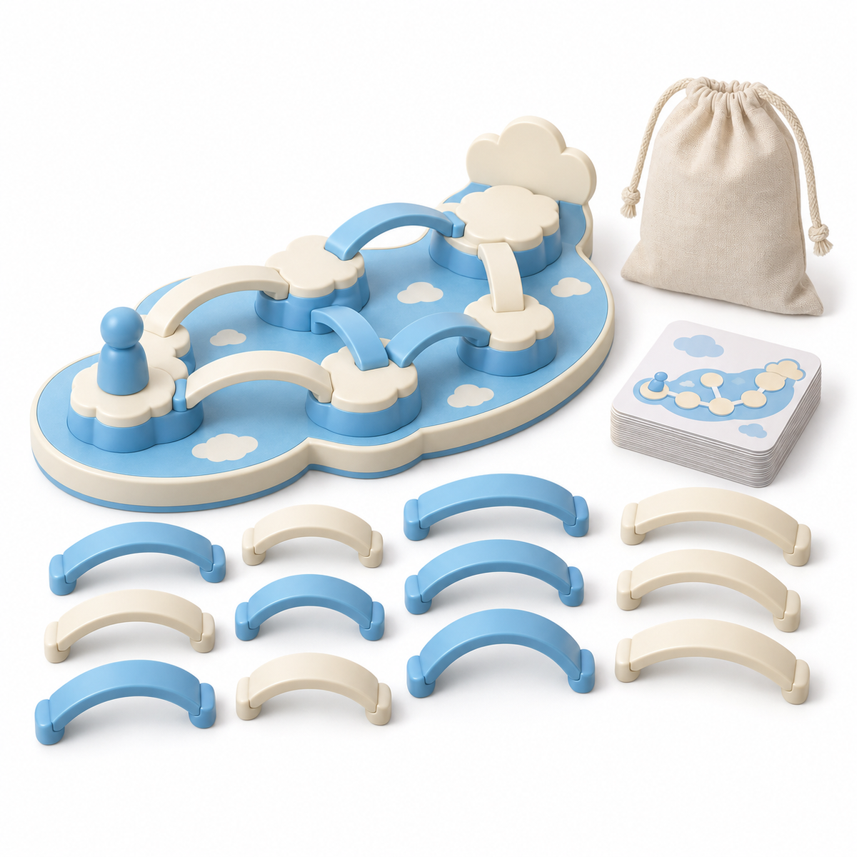Cloud Bridge Path Game