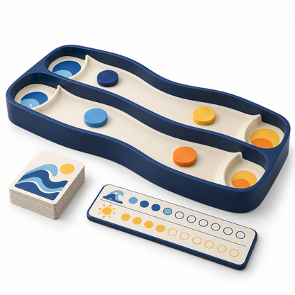 Wave Lane Table Glide Game