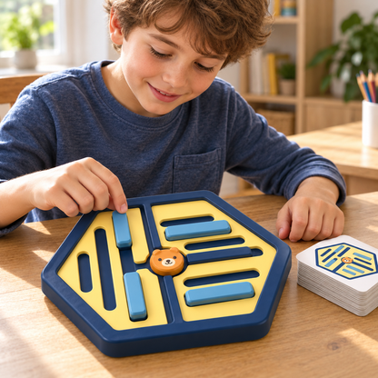 Foldline Sliding Maze Game