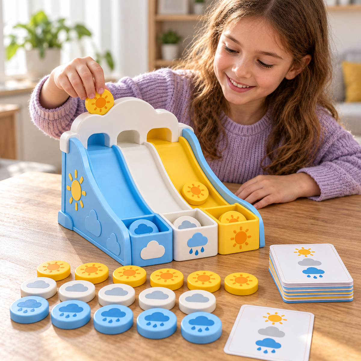 Weather Slope Sorting Game