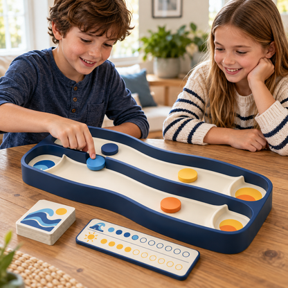 Wave Lane Table Glide Game