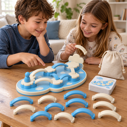 Cloud Bridge Path Game