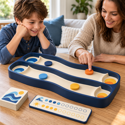 Wave Lane Table Glide Game