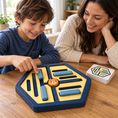 Foldline Sliding Maze Game