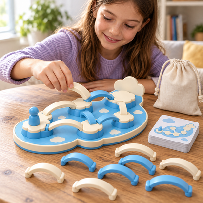 Cloud Bridge Path Game